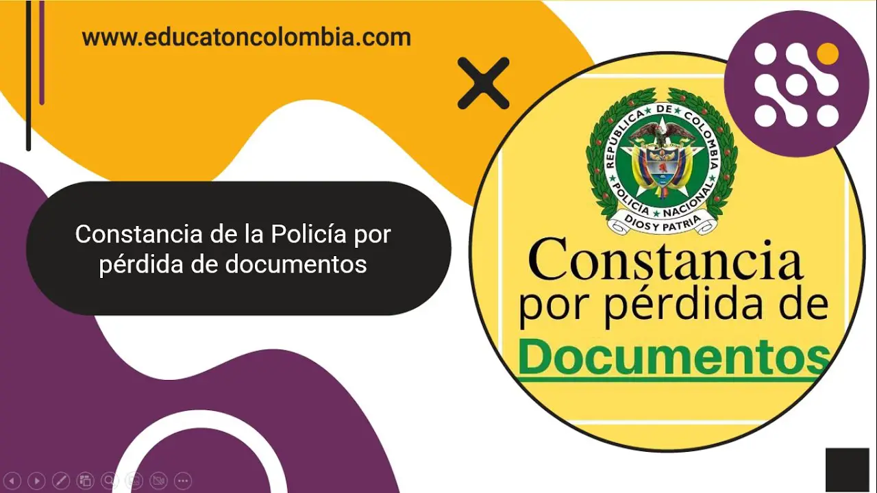 Imprimir Constancia De Perdida De Documentos Policia 8414